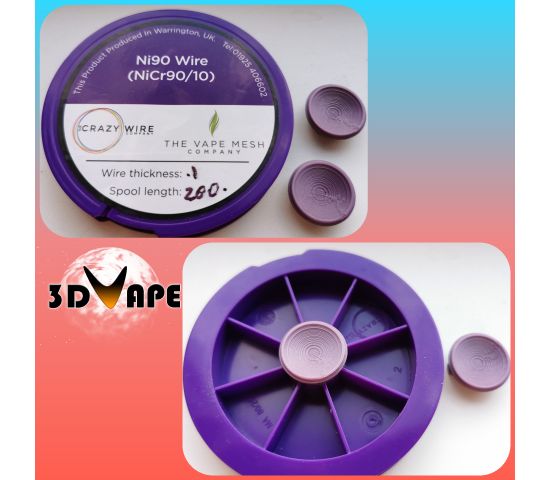 Buttons for spool "CRAZY WIRE" - 2pcs