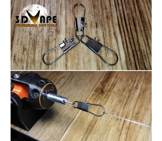 Detachable carabiner  25 mm - 3 pcs